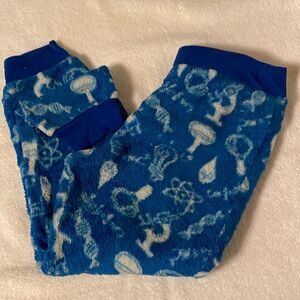Boys size 8 Wonder Nation blue fleece pajama pants w/science graphics